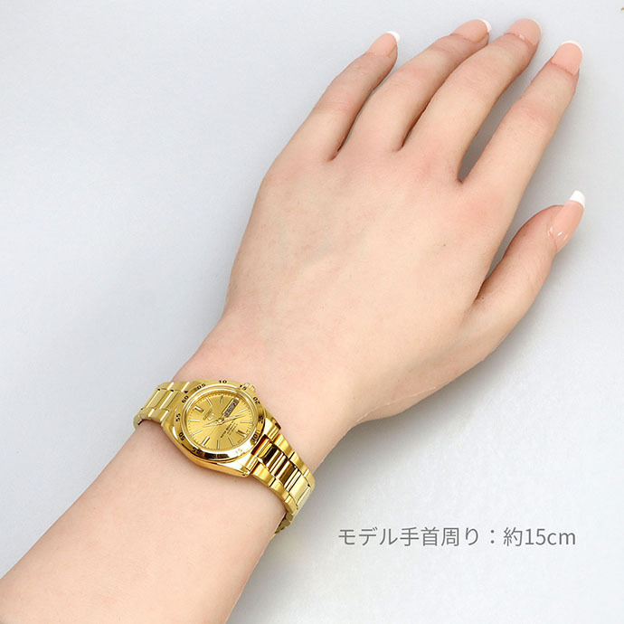 SEIKO 腕時計 セイコー 時計 ウォッチ セイコー5 自動巻き 50M防水 レディース SYMG44K1 ゴールド 海外モデル [並行輸入品]