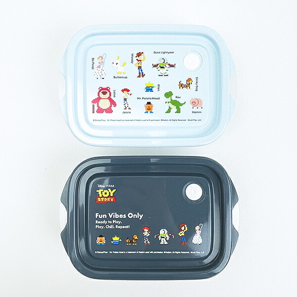 ディズニー トイストーリー シールボックス(500ml) 2個入り ピクセルアート ランチ 日本製