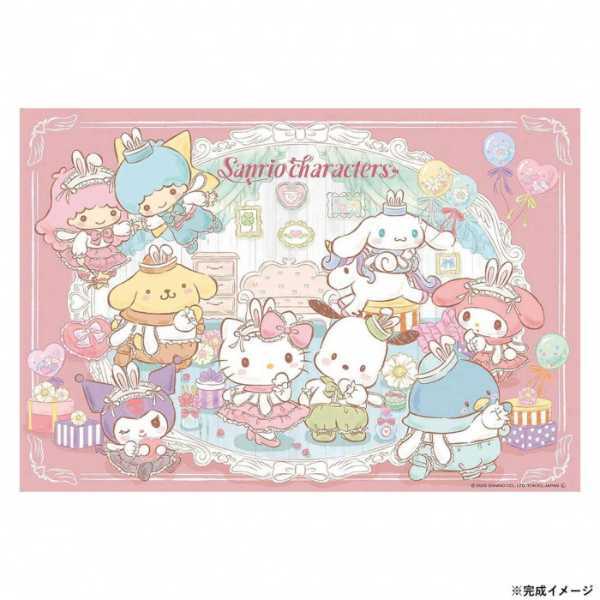 サンリオ ジグソーパズル 300ピース おそろいコーデ 300-023 キャラクター パズル ハローキティ マイメロディ シナモロール 子供 大人 知育 玩具 ギフト プレゼント サンリオ正規ライセンス品