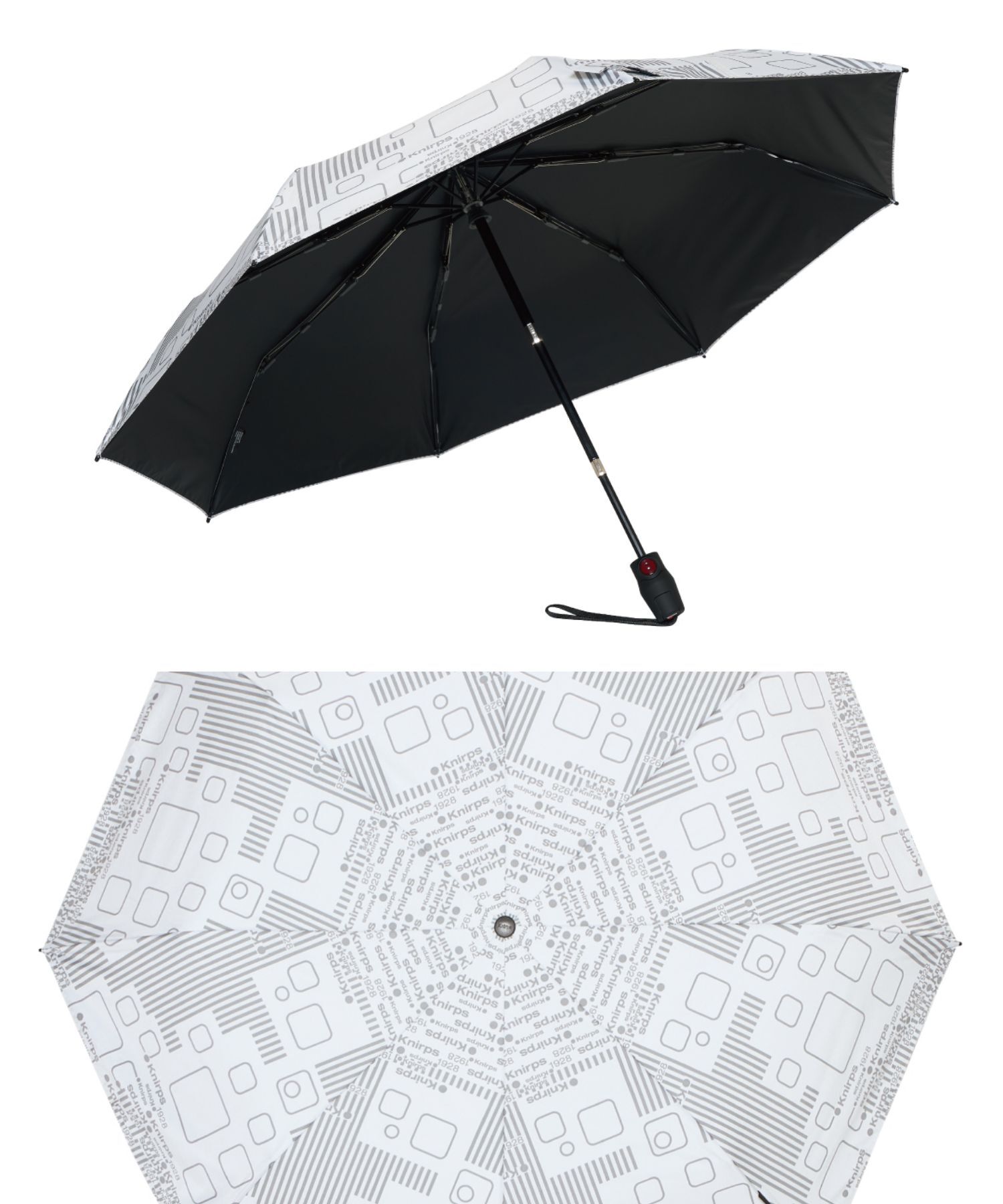 クニルプス Knirps T.220RS 折りたたみ傘 晴雨兼用 日傘 雨傘 撥水 ワンタッチ 自動開閉 UVカット 遮熱 遮光 耐風 折りたたみ ユニセックス レディース メンズ 傘
