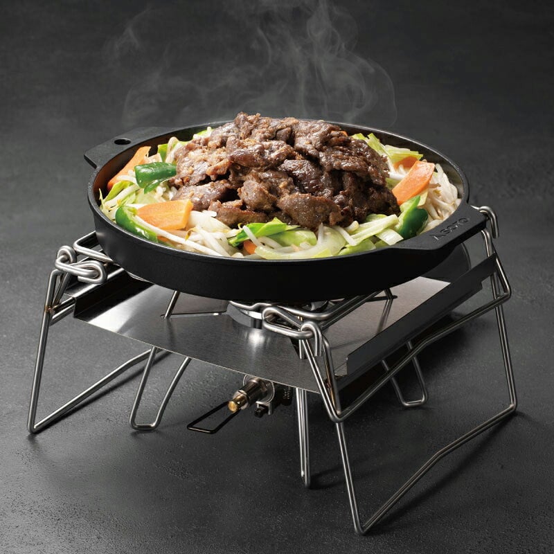 SOTO ソト カコム ジンギスカン鍋 ST-3113 焼肉プレート アルミダイカスト フッ素樹脂加工 PFOAフリー キャンプ アウトドア BBQ バーベキュー 誕生日 ギフト プレゼント