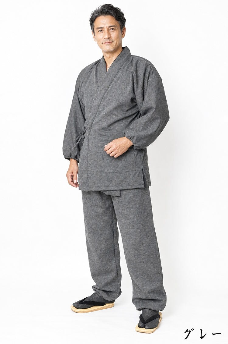 作務衣 メンズ 冬 冬用 スラブニット織り 裏フリース中綿入り作務衣 極暖 さむえ オリジナル S/M/L/LL/3L/4L/5L/6L/7L サムエ レディース フリース あったか 暖 部屋着 作務衣 男性 大きいサイズ  ルームウエア 即暖  ストレッチ プレゼント 洗える 毛布 裏起毛 リラックス