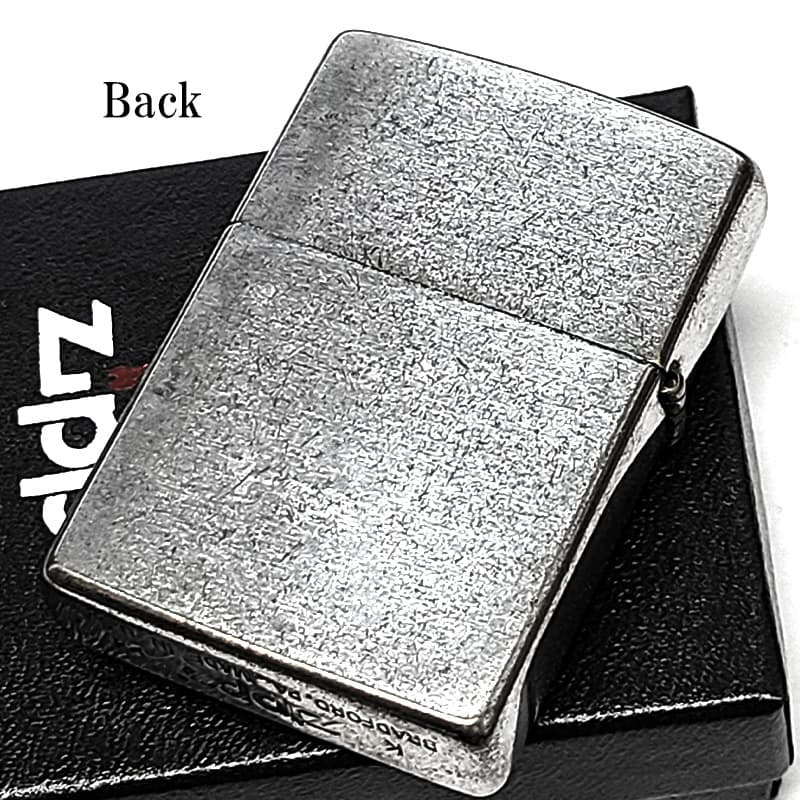 ZIPPO 武士道 刀 ジッポ ライター 和柄 クロームバレル かっこいい メタルエンブレム 日本 アンティーク シルバー 渋い おしゃれ 銀 メンズ プレゼント ギフト