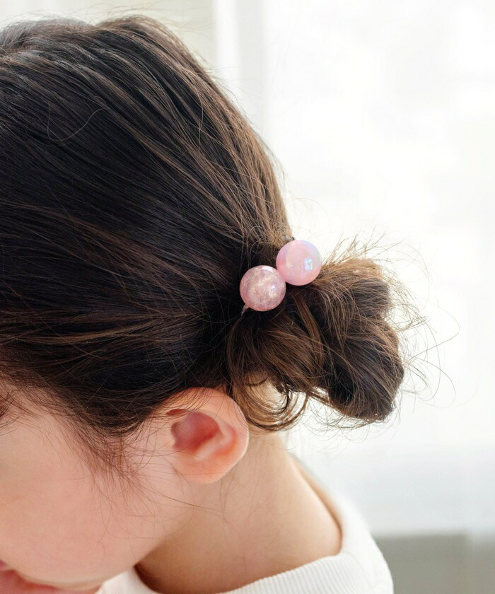 ヘアゴム 通販 キッズ 女の子 ヘアアクセサリー 子ども用髪飾り ツインテール キャンディビーズ カラフルポップ かわいい 幼稚園保育園 小学生ジュニア 通園通学用 プチギフト 誕生日プレゼント おそろいコーデ 髪留めセット