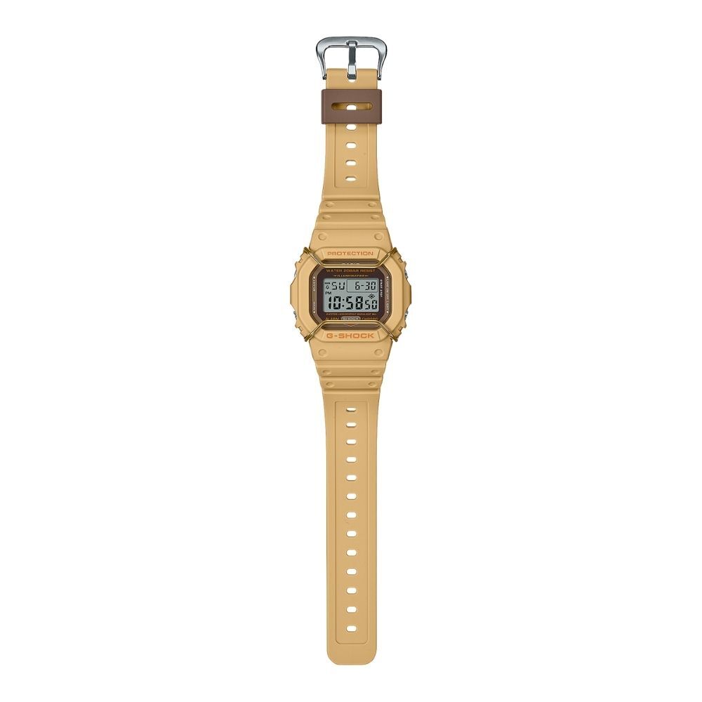 カシオ Gショック 腕時計 メンズ ベージュ ゴールド CASIO G-SHOCK 海外モデル デジタル 20気圧防水 耐衝撃 スクエア 5600シリーズ ストップウォッチ アラーム プレゼント ギフト 成人 卒業 入学