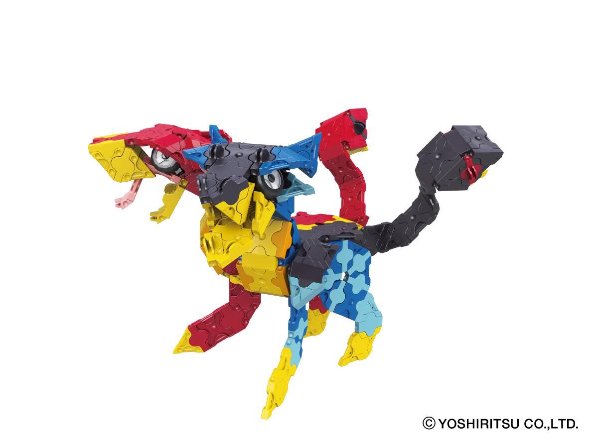 【2026年10月新仕様】LaQ　ラキュー ミスティカルビースト キメラ プラスチックコンテナVer L009647  Yoshiritsu ヨシリツ　知育　ブロック　玩具 日本製 送料無料