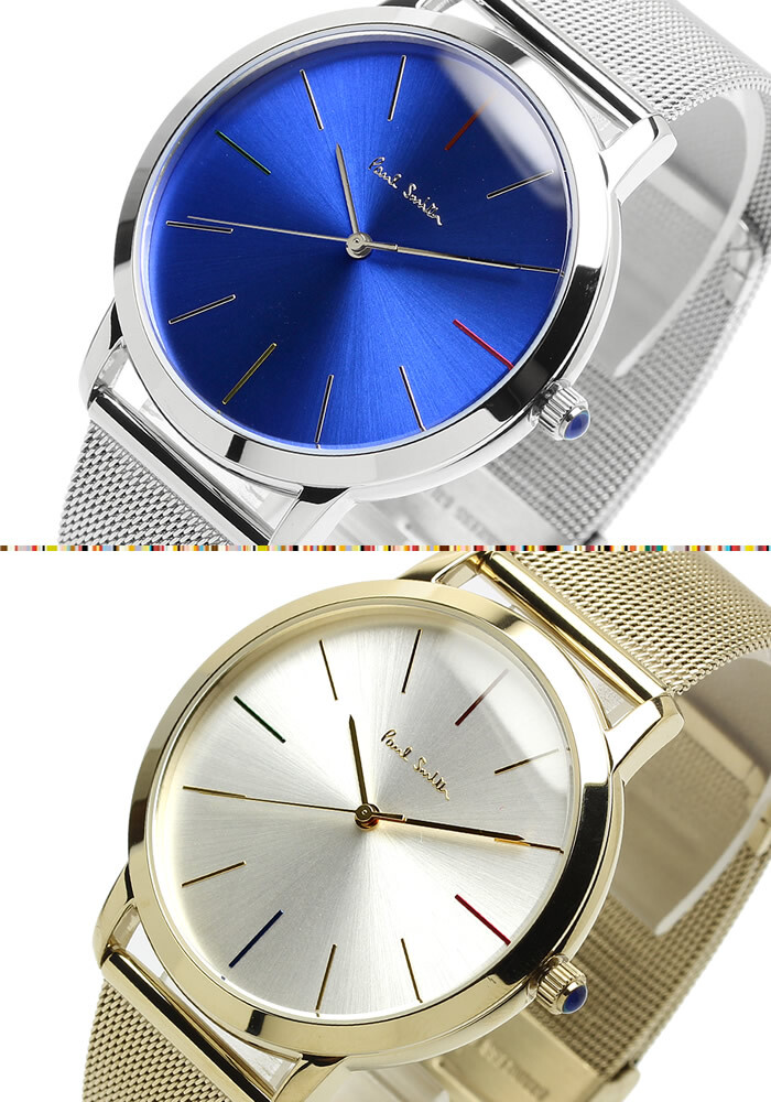 ポールスミス Paul Smith 腕時計 メンズ メタルメッシュベルト MA 41mm クラシック ブランド 人気 ウォッチ ギフト プレゼント P10054 P10055 P10058 P10092