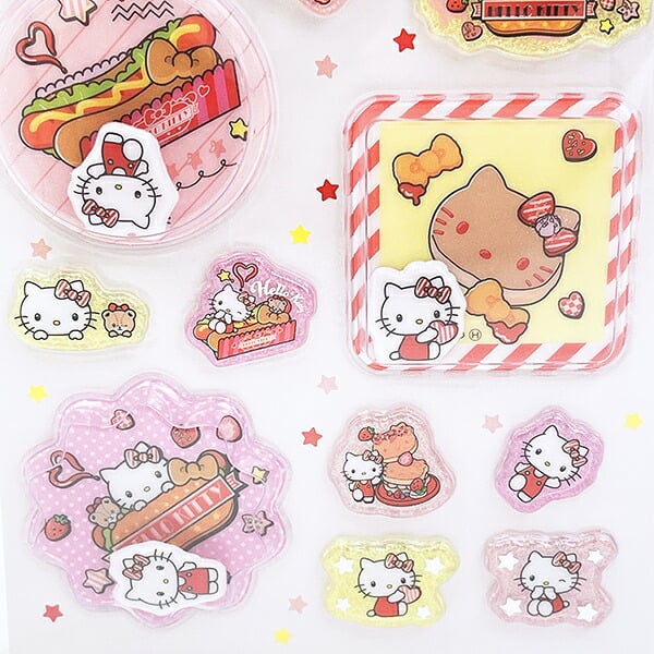 サンリオ ハローキティ カプセル＆ラメシール 文具 Sanrio