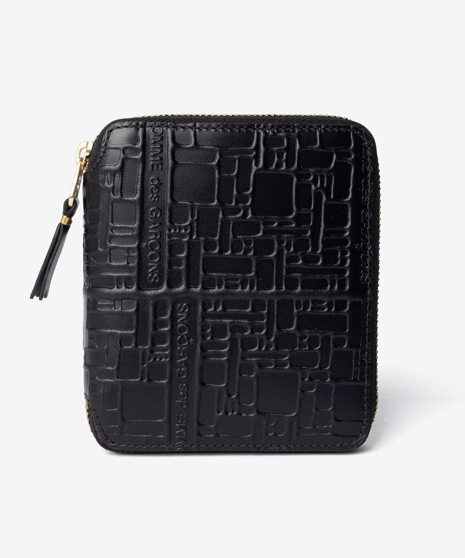 コムデギャルソン COMME DES GARCONS EMBOSSED LOGOTYPE エンボス ロゴタイプ Bifold Wallet 二つ折り財布 SA2100EL ユニセックス 財布