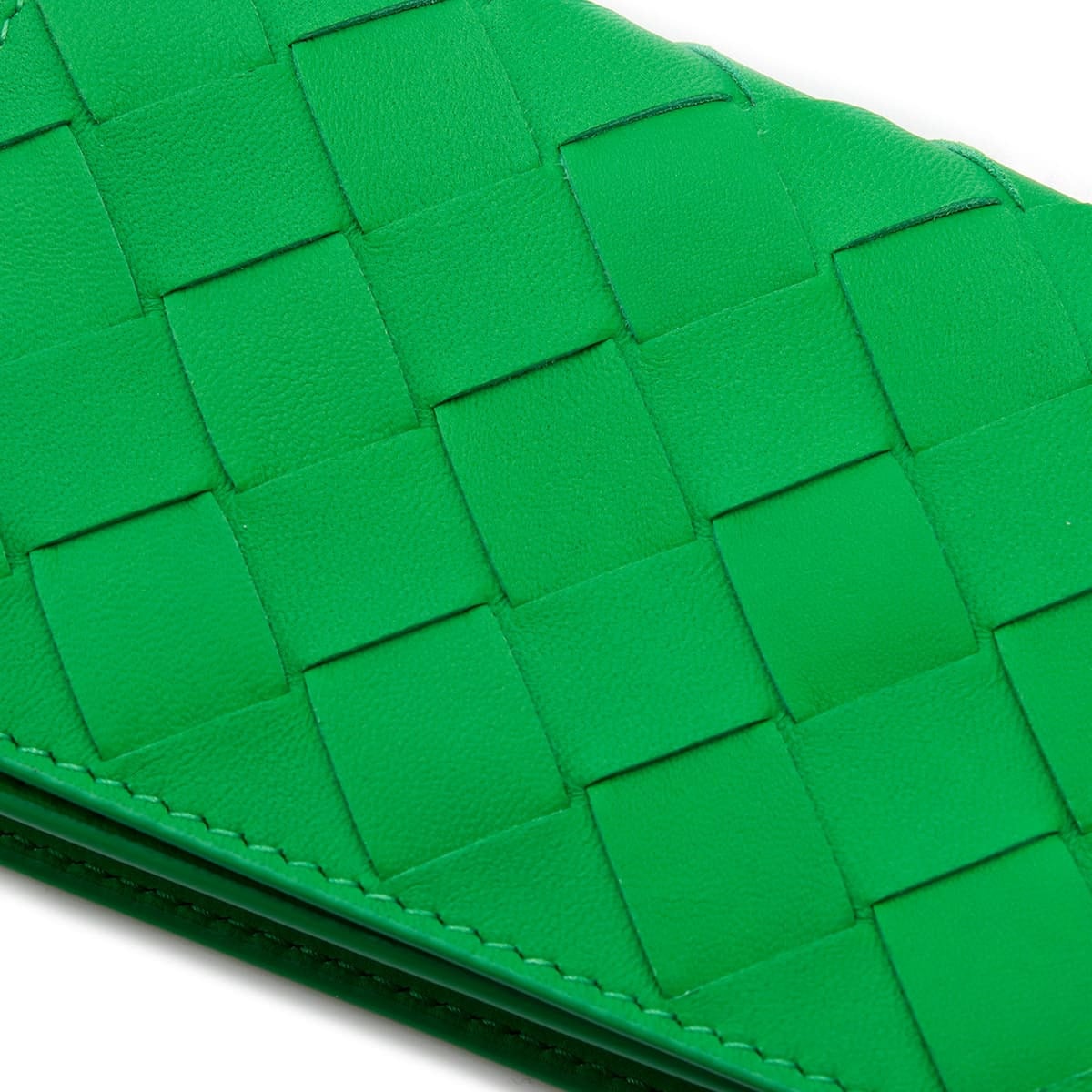 ボッテガヴェネタ BOTTEGA VENETA カードケース 名刺入れ メンズ レディース イントレチャート 本革 レザー パラキート グリーン 緑 スナップボタン ビジネスカードケース 667141 V3UH2 3722