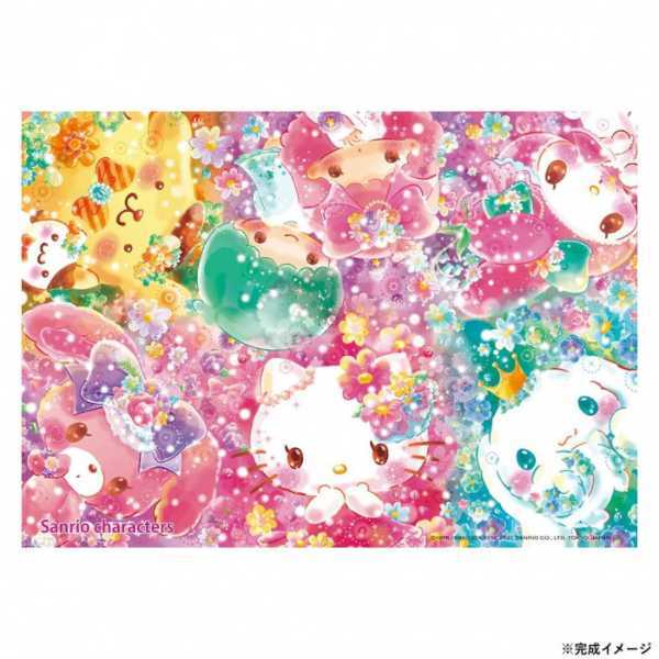 サンリオ ジグソーパズル 108ピース フローラリウム お花に囲まれて 108-842 ハローキティ マイメロディ キャラクター グッズ 子供 知育玩具 大人 趣味 室内遊び プレゼント ギフト サンリオ正規ライセンス品