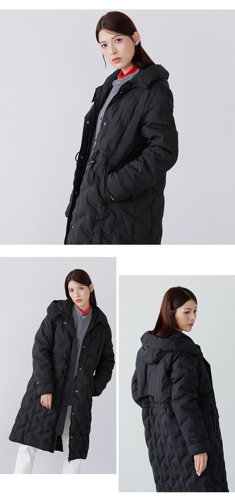 シームレス ダウンコート レディース フード付き テフロン 加工 ロング丈 Filomo ダウン 80% 撥水加工 ブラック ミセス 大人 保温 防風 防寒 暖かい 花粉対策 軽い 上着 デイリー 秋 冬 アウター ブランド ギフト プレゼント 5F (08000238r)