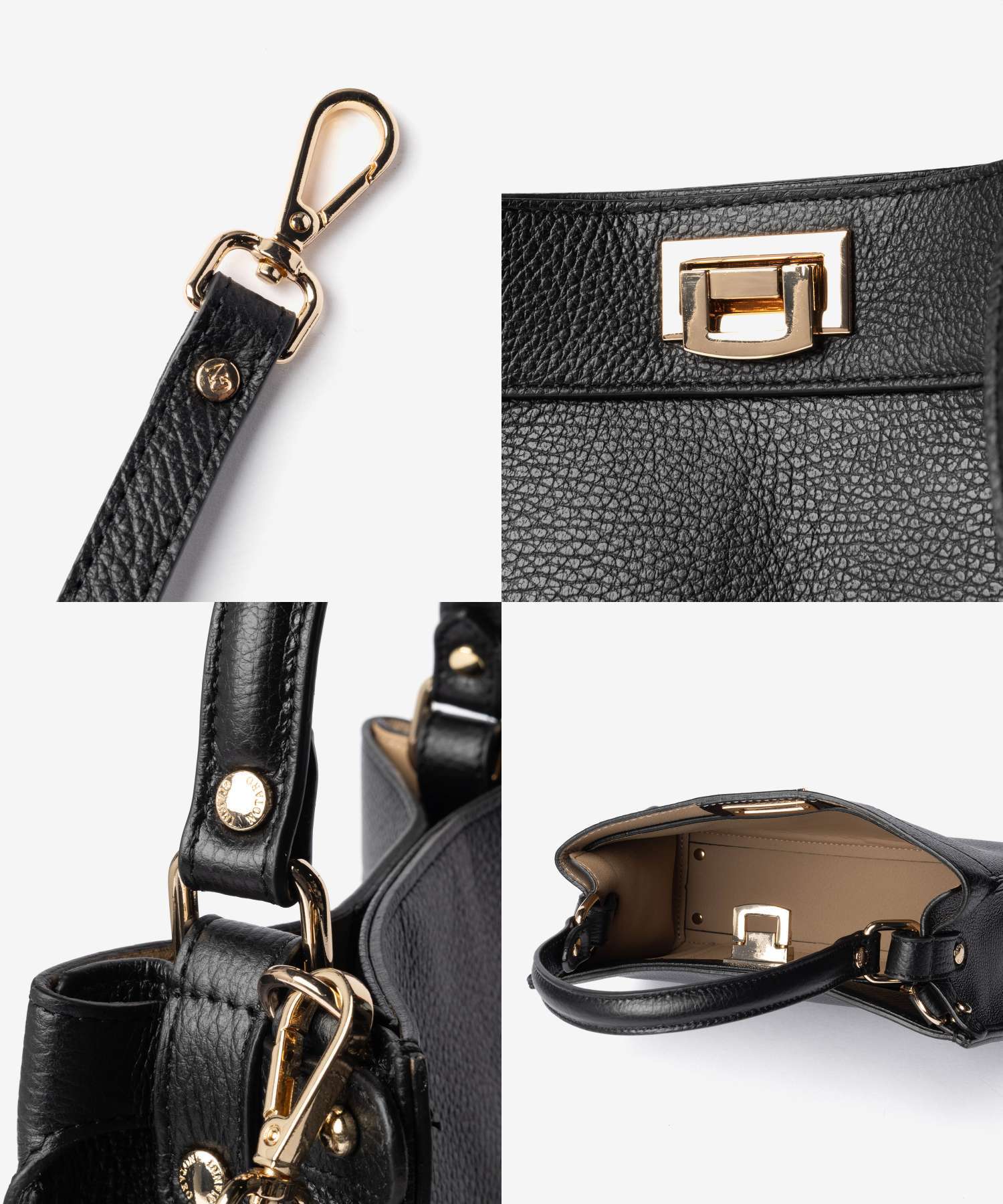 ジャンニノターロ GIANNI NOTARO Carol J. キャロルジェイ Leather Shoulder bag 418 レザーショルダーバッグ 418 ハンドバッグ レディース バッグ
