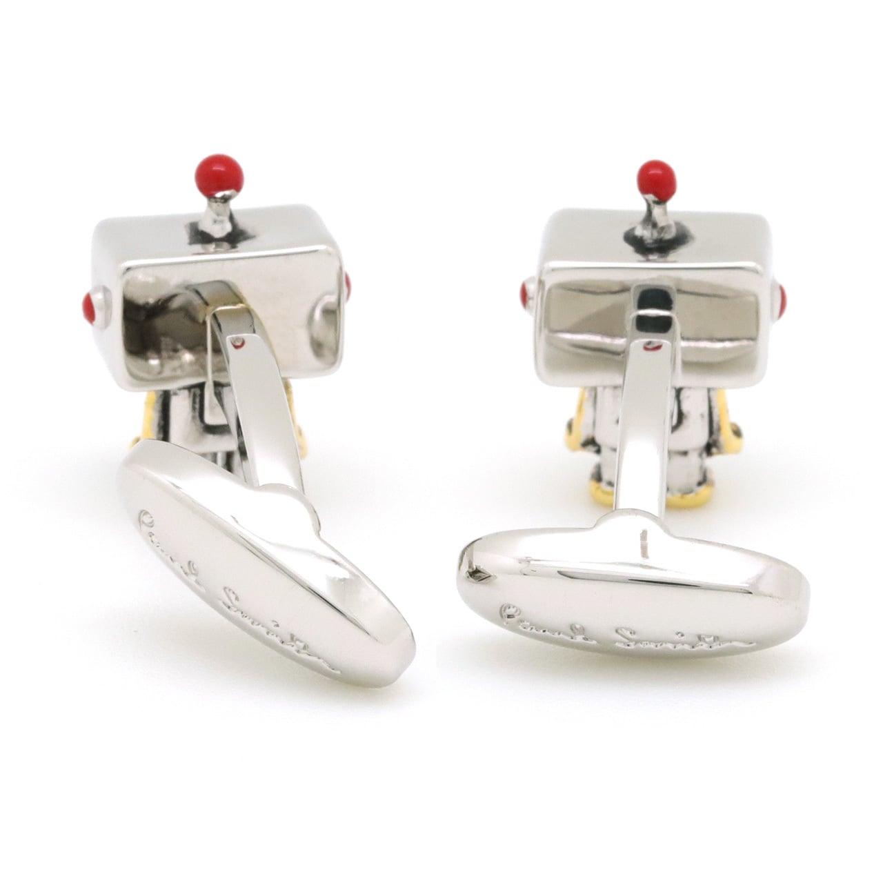 ポールスミス カフス PaulSmith カフスボタン カフリンクス メンズ ロボット ブリキロボ シルバー ブルー レッド ゴールド M1A-CUFF-WROBOT 82 【ラッピング無料 誕生日 お祝い プレゼント ギフト 贈り物】 送料無料