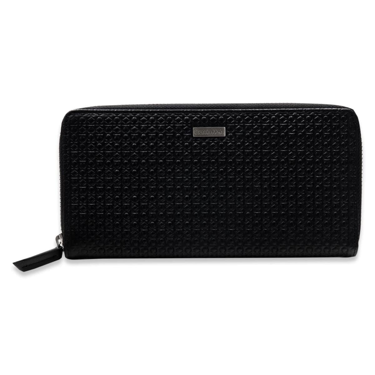 カルバンクライン 長財布 メンズ Calvin Klein 財布 ラウンドファスナー 本革 レザー ブラック 黒 小銭入れ付き RFID スキミング防止 カード収納 31CK190002 001 CK メンズ財布 ラウンドジップ 大容量 カードポケット12枚 札入れ2室 男性 誕生日 プレゼント ギフト ブランド