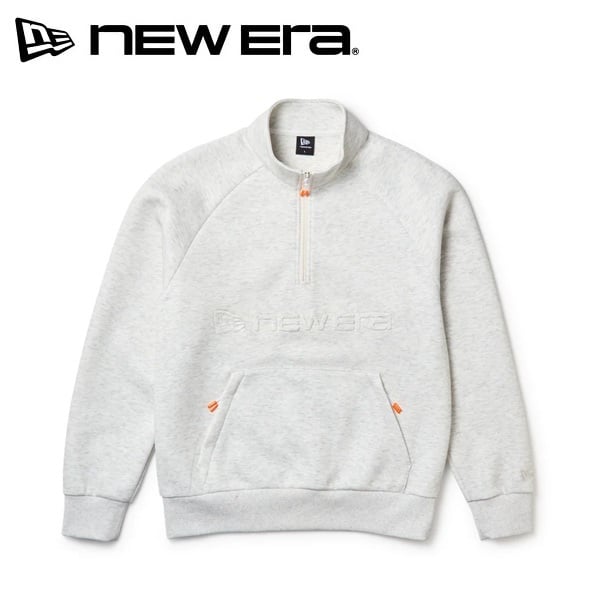 ニューエラ ゴルフ テック スウェット ハーフジップ プルオーバー Emboss Logo オートミール New Era Golf (15129438) 2026年秋冬モデル お誕生日祝い お祝い 記念品 お父さん 父の日 彼氏 男性 30代 40代 50代 60代 母の日 お母さん 還暦祝い 敬老の日 彼女 人気プレゼント プレゼント