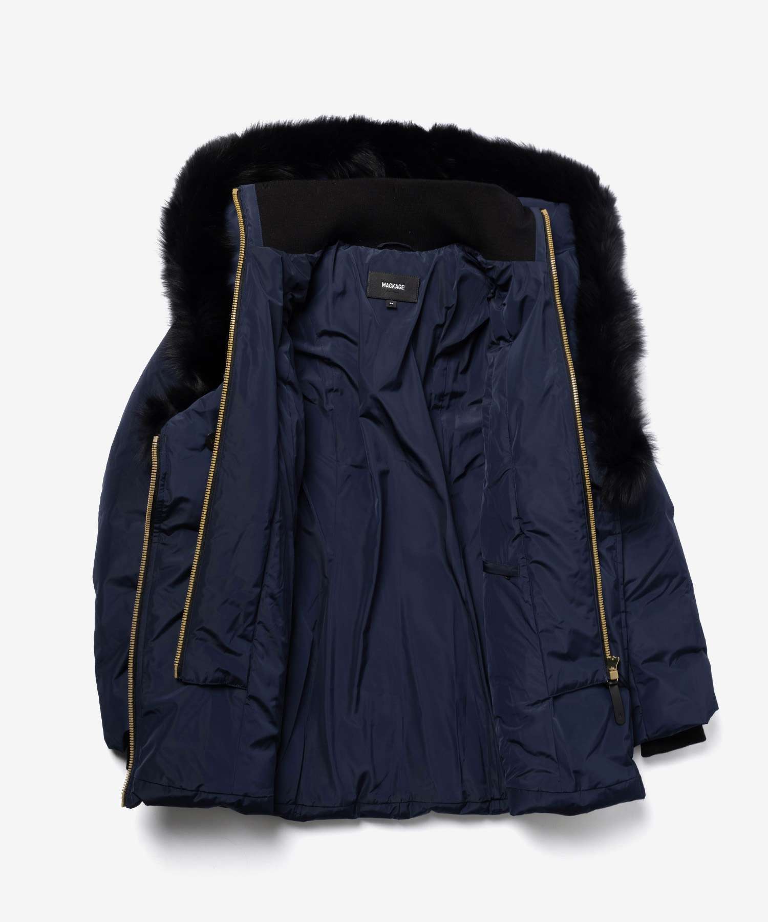 マッカージュ MACKAGE ADALI-BX HOODED DOWN COAT フーデッド ダウン コート ミドル丈 ダウンジャケット ファー レディース アウター