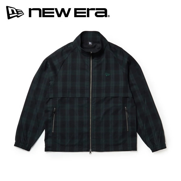 ニューエラ ゴルフ ジャケット スタンドカラー ジャケット ブルゾン チェック New Era Golf (15129429) 2026年秋冬モデル お誕生日祝い お祝い 記念品 お父さん 父の日 彼氏 男性 30代 40代 50代 60代 母の日 お母さん 還暦祝い 敬老の日 彼女 人気プレゼント プレゼント