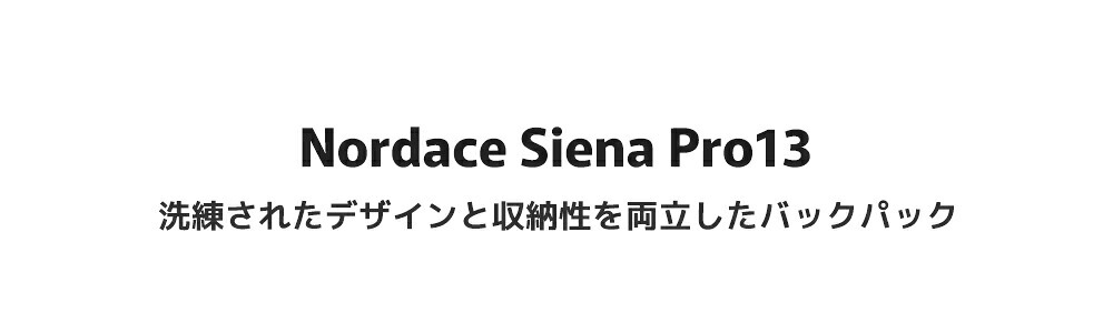 リュック ビジネスリュック コンパクト 軽量 [ Nordace Siena Pro13 ] ブランド メンズ レディース 15L おしゃれ PC収納 旅行 通勤 通学 学生 軽量 USB充電 ノルディス クラシック ND1120 バッグ プレゼント クリスマス 誕生日 ギフト