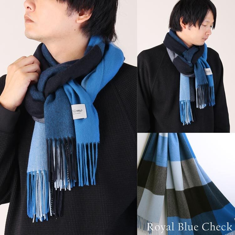 ＜刺繍納期注意＞カシミヤ マフラー カシミヤ100% メンズ ブランド Filomo 無地 メンズマフラー 秋 冬【50cm × 190cm】 【名入れ刺繍可能】 高品質 内モンゴル産 極やわカシミヤ ベビカシ カシミヤマフラー カシミヤ ストール ギフト 7F (02000277-mens-1r)