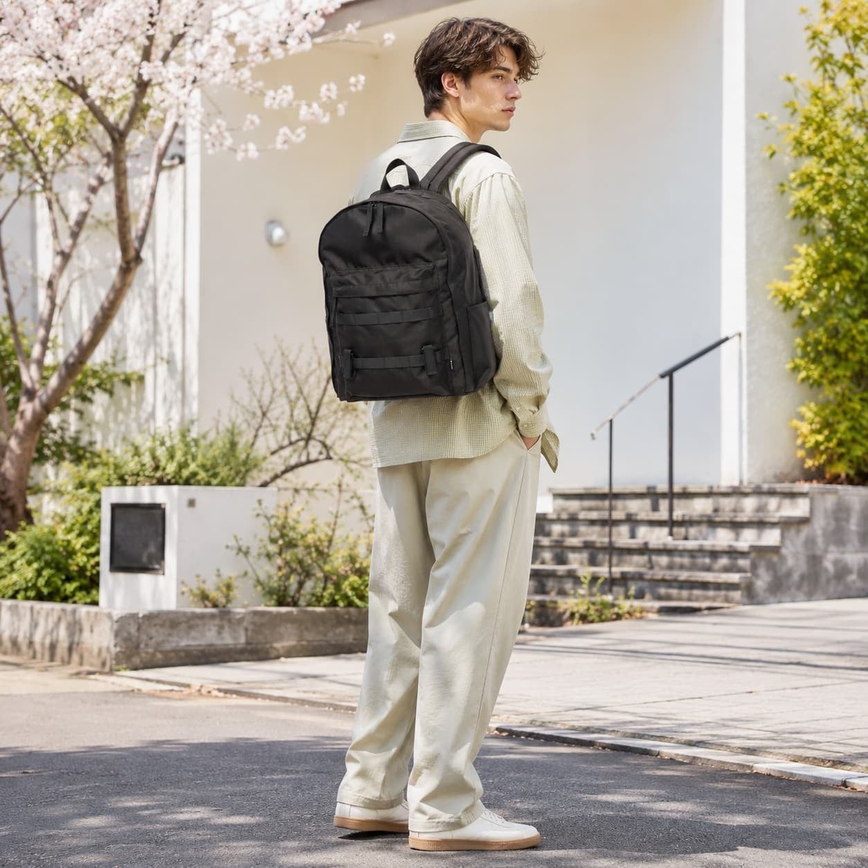 snowpeak Recycled Cordura Backpack リュック 大容量 リュックサック 通勤 通学 普段使い シンプル レディース メンズ ギフト プレゼント ブラック bb26su001