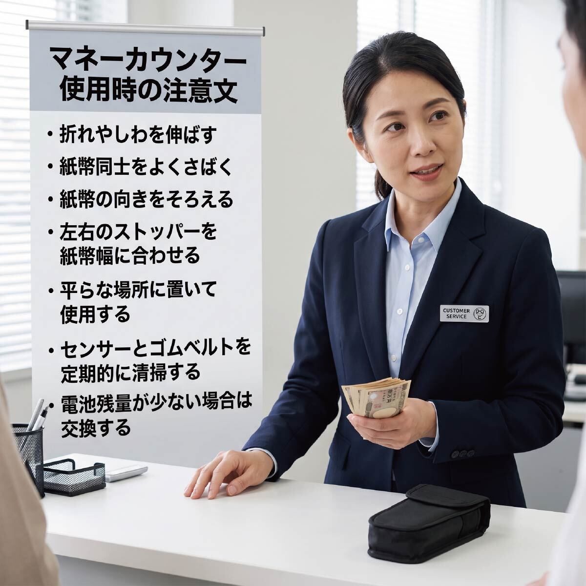 2024年新紙幣対応 紙幣計数機 小型 マネーカウンター 約7秒で100枚