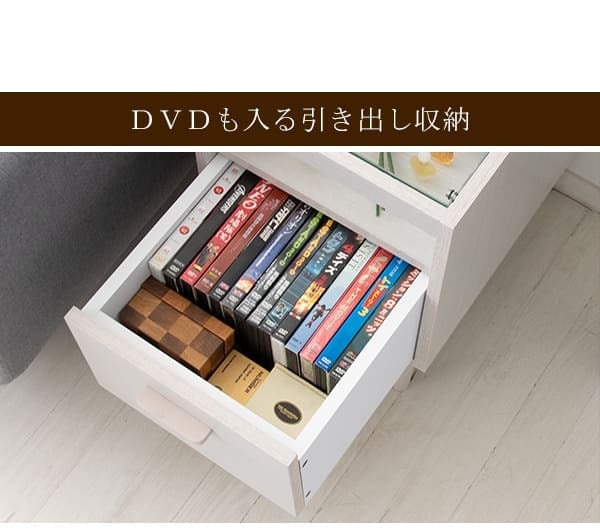 サイドテーブル ナイトテーブル ガラステーブル ソファーテーブル ST-300 Meter メテル 見せる収納 幅30cm スリム 引出し付 北欧 コレクションケース おしゃれ 木製 ガラス 机 テーブル リモコン立て ブックスタンド ディスプレイ 家具