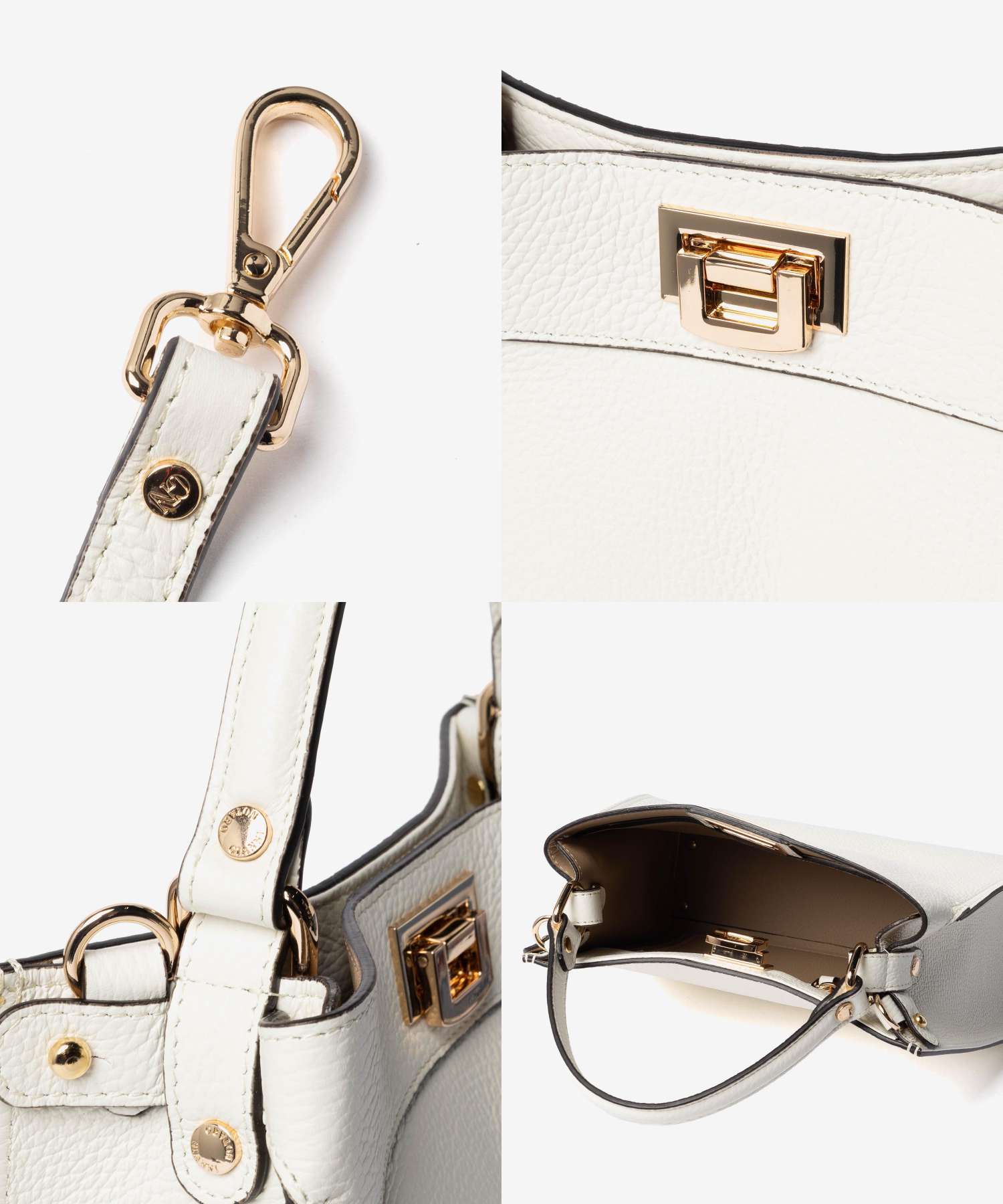 ジャンニノターロ GIANNI NOTARO Carol J. キャロルジェイ Leather Shoulder bag 418 レザーショルダーバッグ 418 ハンドバッグ レディース バッグ