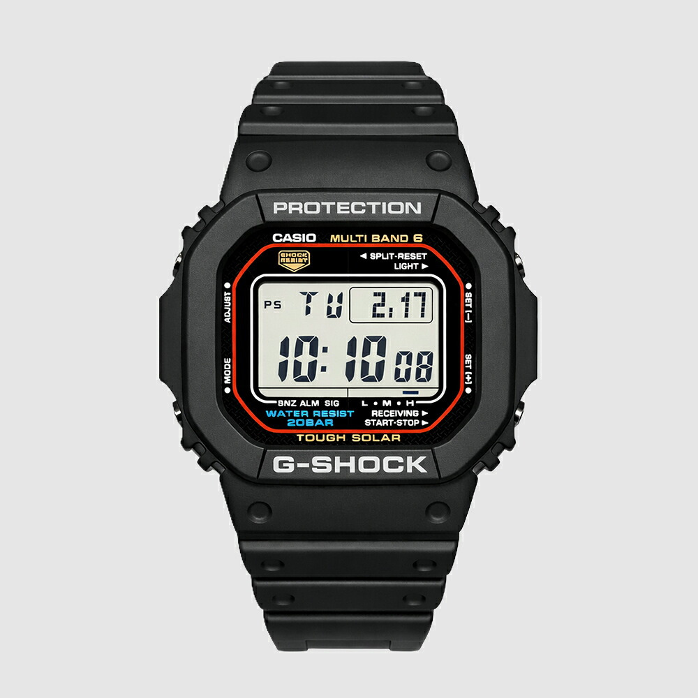 【レビューで延長保証 11年】カシオ CASIO G-SHOCK G-ショック 電波ソーラー  GW-M5610U-1 DIGITAL 5600 SERIES ブラック メンズ デジタル 腕時計 ギフト プレゼント【海外正規品】送料無料