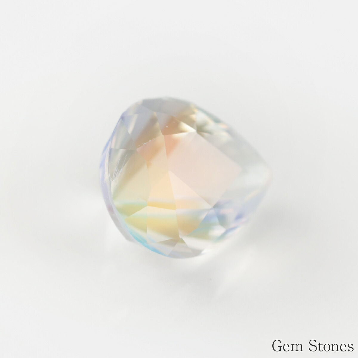 希少 ペアシェイプカット ラブラドライト 2.117ct ルース 宝石 裸石 オレンジ ブルー グリーン ムーンストーン ジュエリー オリジナル コレクション 記念 お守り 誕生日 プレゼント