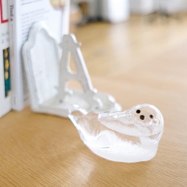 Storm Glass ストームグラス アザラシ[気象計 天気予報 インテリア オブジェ 置物 かわいい おしゃれ インテリア雑貨 ガラス プレゼント ギフト 雑貨 結晶 天気 置き物 贈り物 アニマル 動物 ガラス雑貨 インテリア小物]
