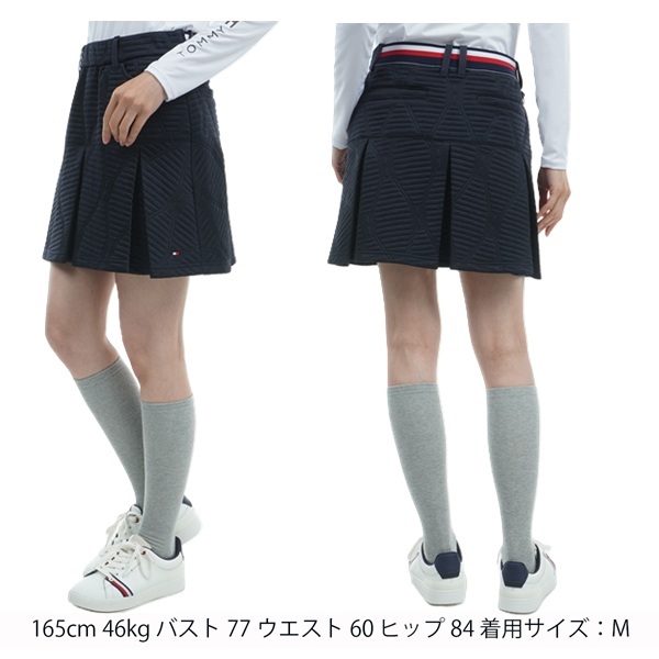 トミーヒルフィガー ゴルフ レディース スケルトンフラッグ キルトジャガード フレアスカート TOMMY HILFIGER THLA483 秋冬モデル お誕生日祝い お祝い 記念品 30代 40代 50代 60代 母の日 お母さん 還暦祝い 敬老の日 彼女 人気プレゼント プレゼント