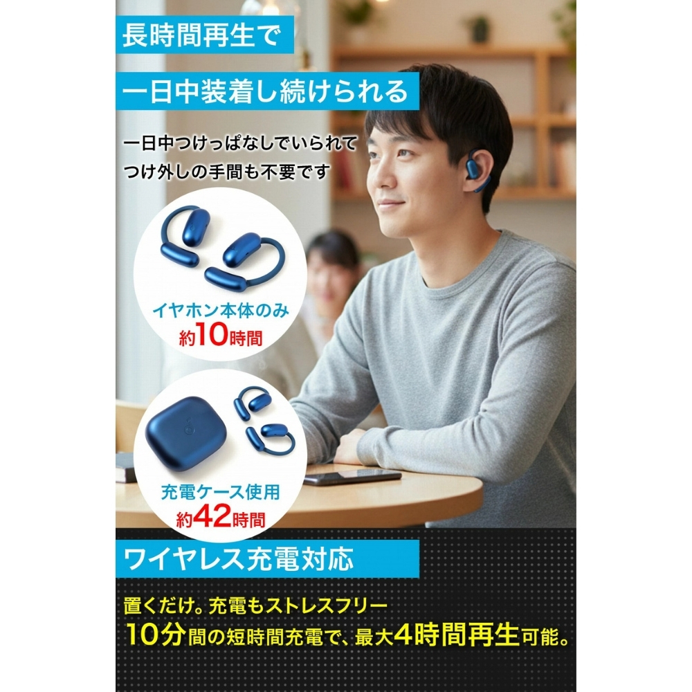 名入れ可】Anker Soundcore AeroFit 2 A3874 オープンイヤー