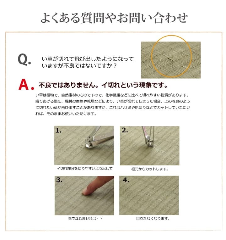 夏ラグ 夏用カーペット 純国産 い草 上敷き カーペット 双目織 『草津』 本間6畳(約286×382cm）
