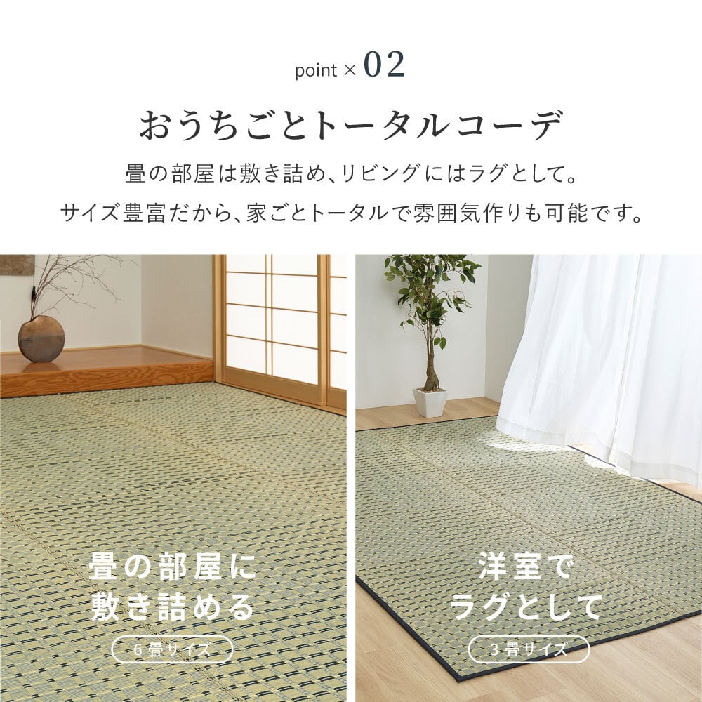 い草カーペット 清澄 せいちょう 江戸間 1畳 2畳 3畳 4.5畳 6畳 8畳 い草ラグ 天然い草100％ 掛川織 市松模様 和モダン 花ござ 上敷き 畳保護 四方縁 抗カビ 消臭 ブルー 夏用 涼感 和室 洋室 折りたたみ 調湿 さらさら 和風