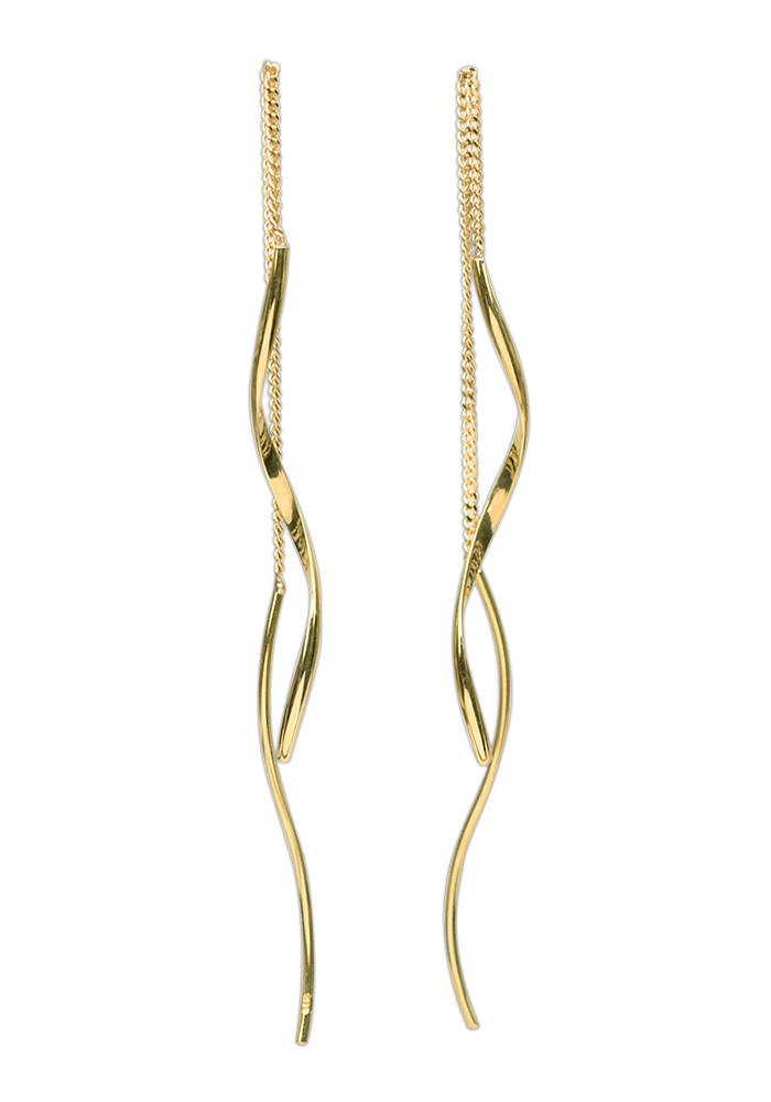 18金 ピアス 18k イエローゴールド 揺れるピアス アメリカンピアス K18 