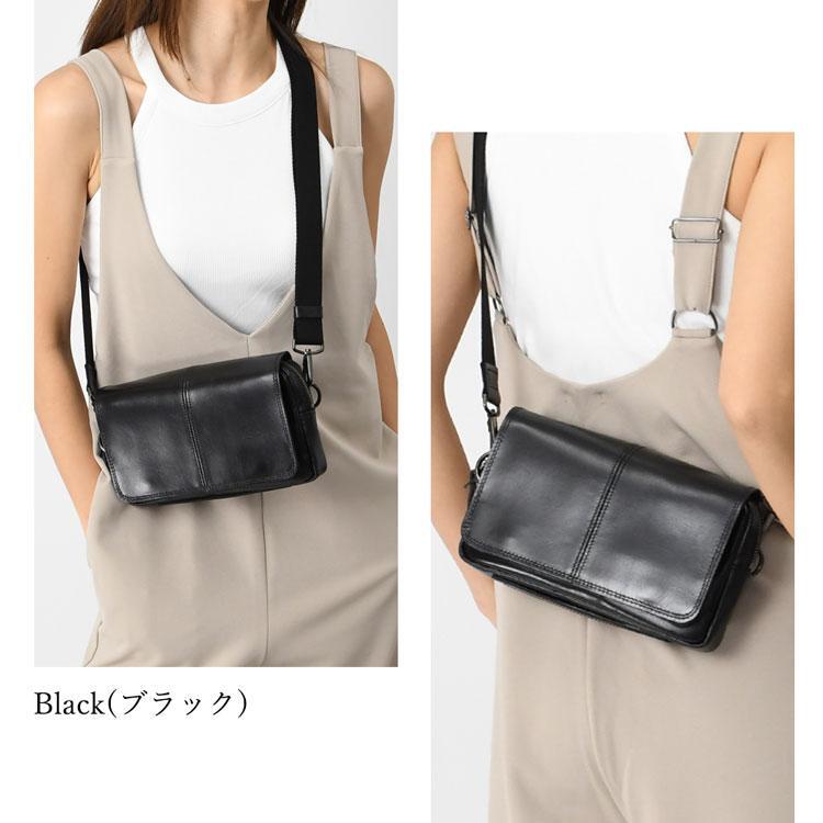 3way ショルダーバッグ 本革 クラッチバッグ ボディバッグ レザー バッグ 日本製 コンパクト ポーチ レディース