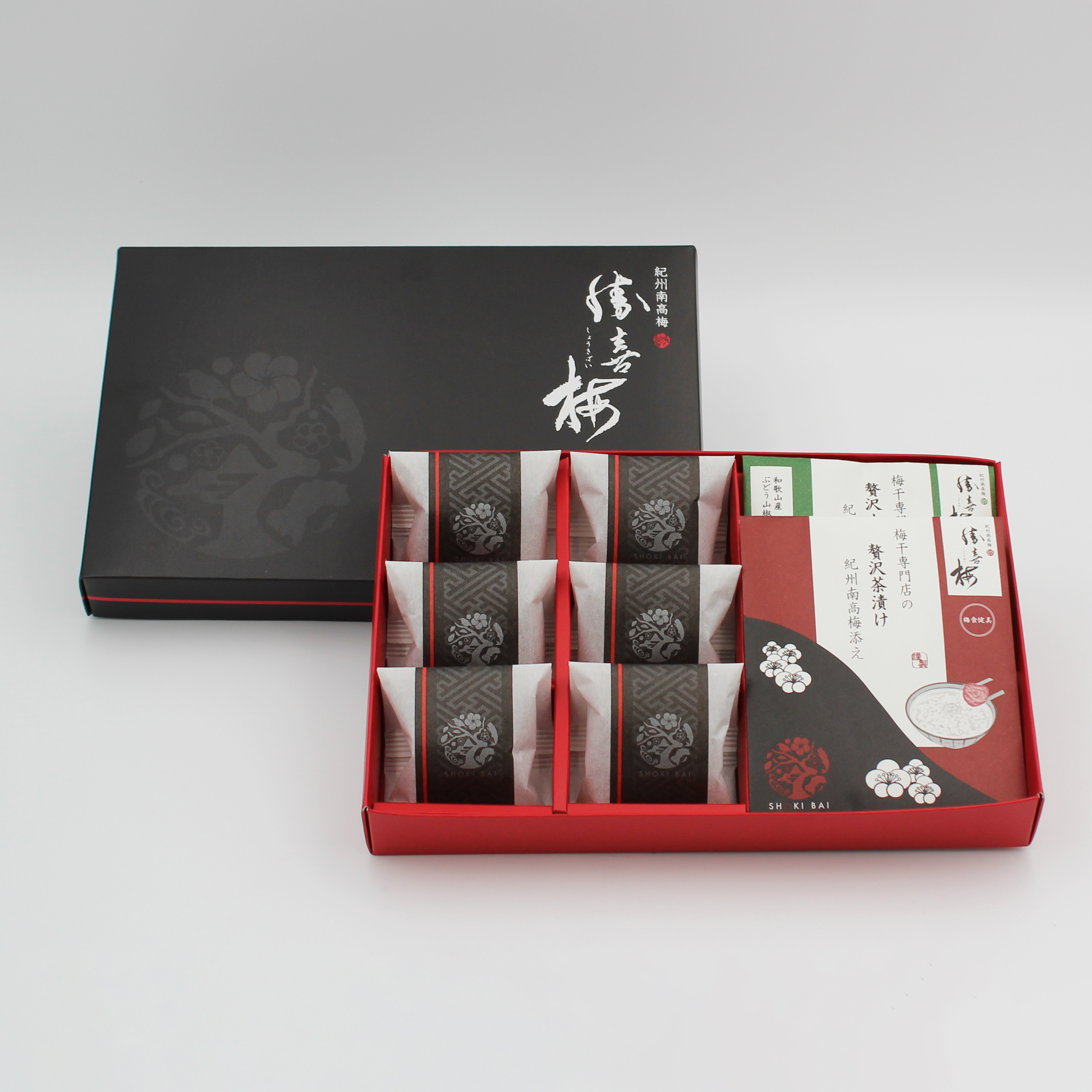 【送料無料】極6包・贅沢茶漬けセット2000 梅干 お茶漬け お買い得  紀州南高梅 みなべ A級品 ギフト お中元 お歳暮 内祝 御祝 御供 敬老 セット 詰合せ  個包装 