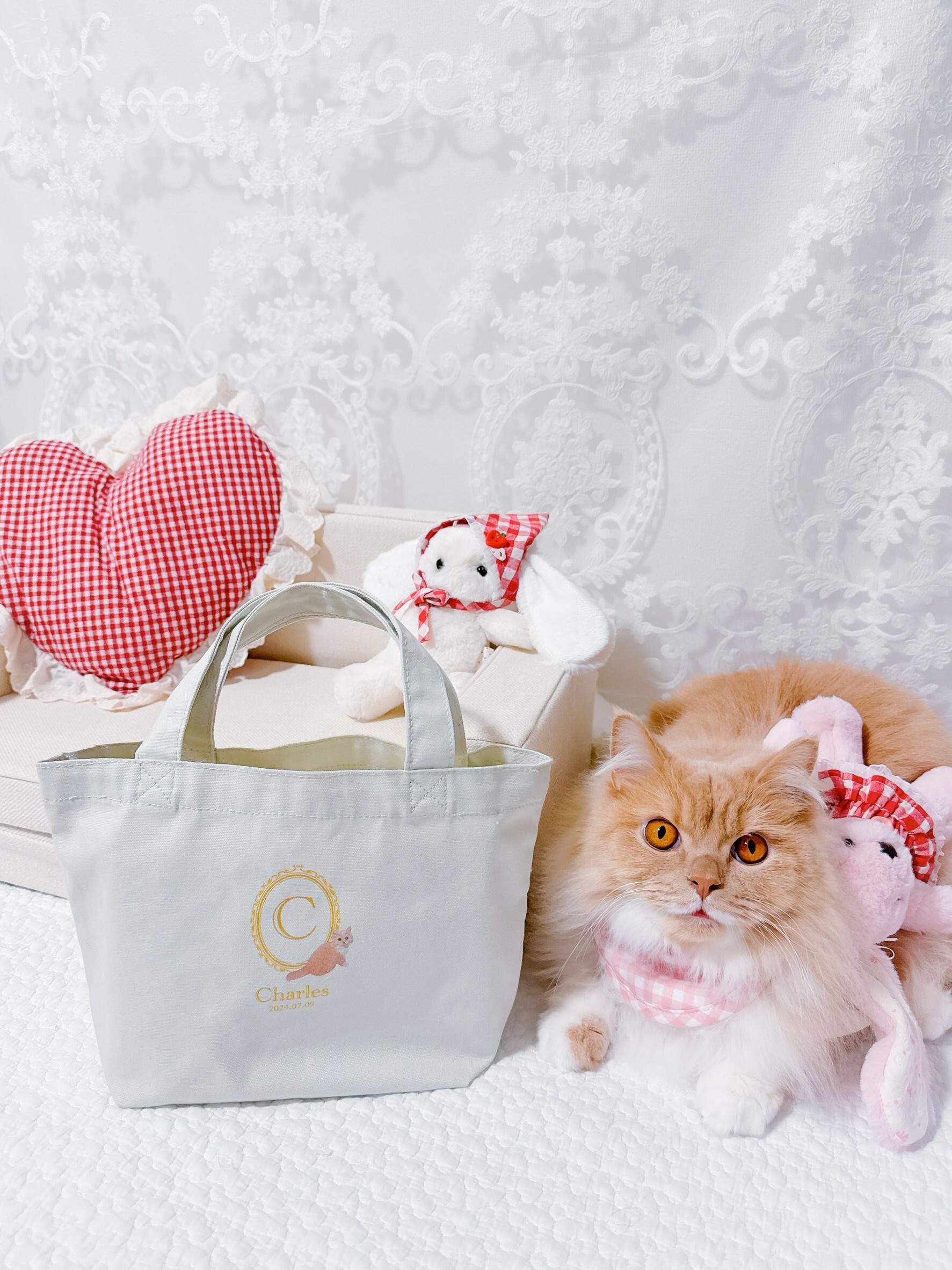 ペット写真で作る うちの子大人可愛いランチトートバッグ ｜ オーダーメイド ランチバッグ 犬 猫 名入れ ランチバッグ お誕生日 母の日 父の日 敬老の日 還暦祝い クリスマスプレゼント
