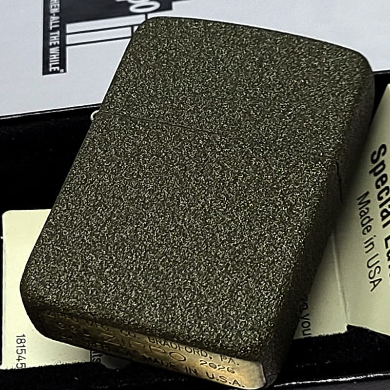 ZIPPO 限定 ファウンダーズデイ 2026モデル グリーンクラックル 1941レプリカ ジッポ ライター おしゃれ かっこいい ギフト メンズ 渋い プレゼント
