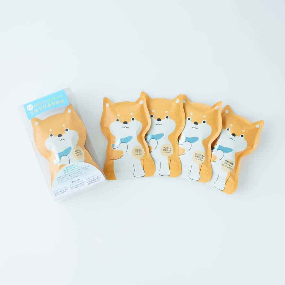 わんちゃんとねこちゃんの「ごほうびふりかけ」４種入 / Dog・Cat ドッグフード キャットフード おやつ【送料無料】