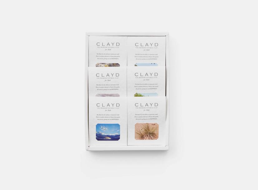 CLAYD ONETIME GIFT （クレイ入浴料｜1回分6個入り｜ギフト箱入り）