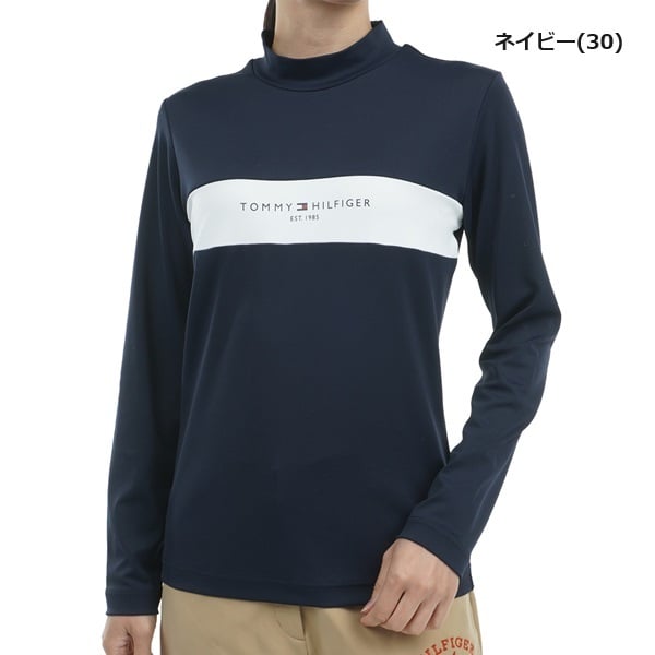 トミーヒルフィガー ゴルフ レディース モックネック 長袖シャツ TOMMY HILFIGER GOLF THLA461 秋冬モデル お誕生日祝い お祝い 記念品 30代 40代 50代 60代 母の日 お母さん 還暦祝い 敬老の日 彼女 人気プレゼント プレゼント