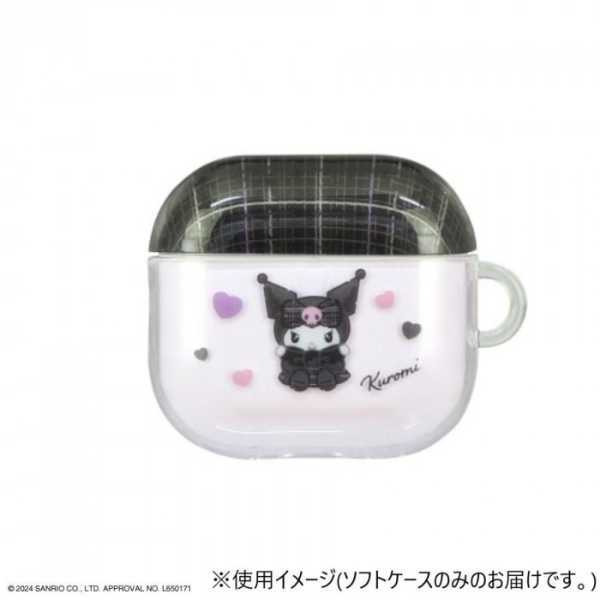 AirPods 4 ケース サンリオ クロミ ソフトケース TPU カバー イヤホンケース 保護 耐衝撃 ストラップホール ワイヤレス充電対応 キャラクター グッズ サンリオ正規ライセンス品