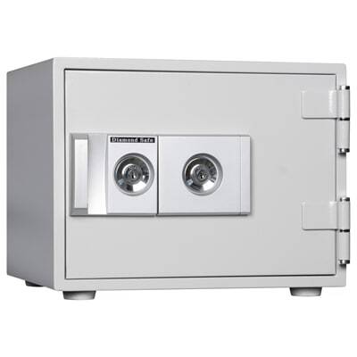 ダイヤセーフ 家庭用耐火金庫 2キータイプ A4 DW30-1 容量17L