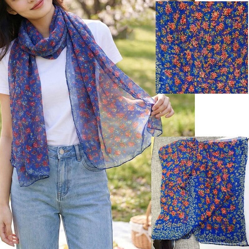 ストール レディース 花柄 薄手 大判 フラワーストール 160×50cm 春 夏 春夏 おしゃれ かわいい 上品 軽量 冷房対策 日よけ 紫外線対策 花柄ストール ショール ガーゼマフラー 羽織り 大人 女性 ギフト プレゼント スカーフ マフラー