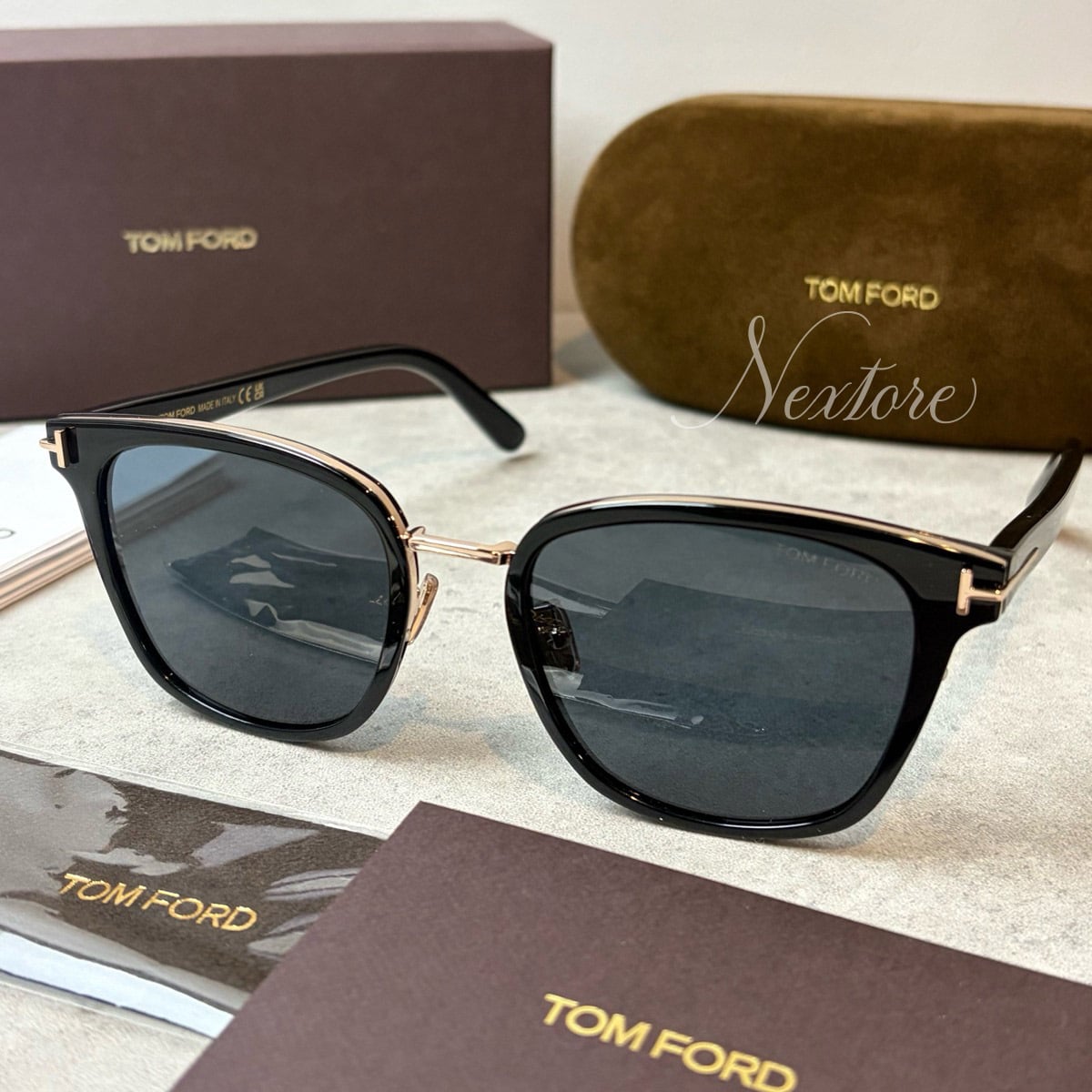 【並行輸入品】【正規品・新品 箱付き】TOMFORD トムフォード TF1248K FT1248K 01A イタリア製 サングラス メガネ 眼鏡 メンズ レディース TOM FORD トム フォード 伊達メガネ