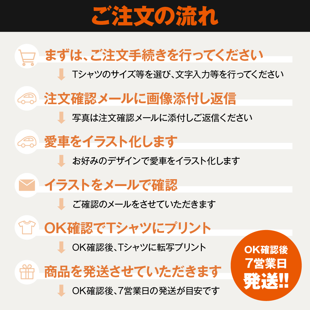 愛車Tシャツ オリジナルTシャツ オーダーメイド 写真から作る 車 バイク 名入れ プレゼント ギフト メンズ 日本製 ブランド おしゃれ 納車祝い 