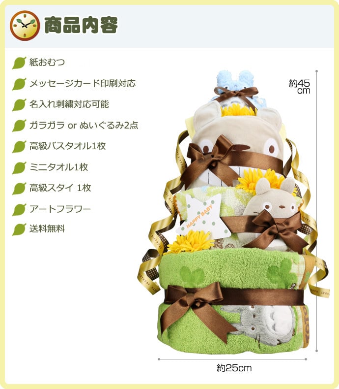 おむつケーキ となりのトトロ DX 出産祝い 名入れ スタジオジブリ 二馬力 オムツケーキ 今治タオル バスタオル ギフトセット キャラクター ダイパーケーキ 豪華 赤ちゃん 専門 思い出 赤ちゃん 子供 出産 フォト ベイビー クリスマス ハロウィン バレンタイン 七五三 初節句 子供の日 ギフトセット 人気 端午の節句 ひな祭り 男の子 女の子