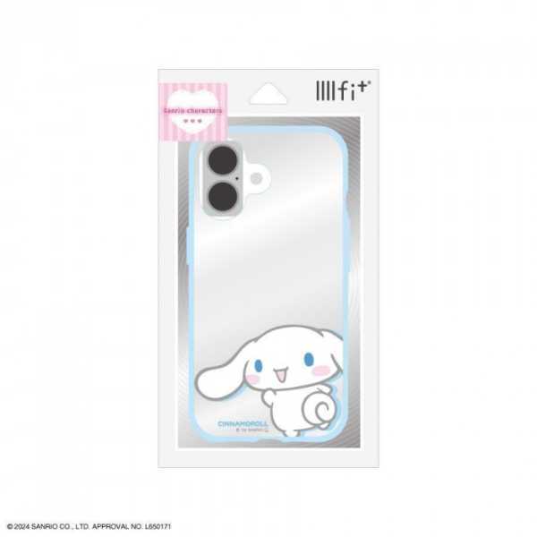 iPhone16 ケース サンリオ シナモロール 耐衝撃 ハイブリッド カバー IIIIfit Clear スマホケース キャラクター かわいい おしゃれ 透明 クリアケース サンリオ正規ライセンス品